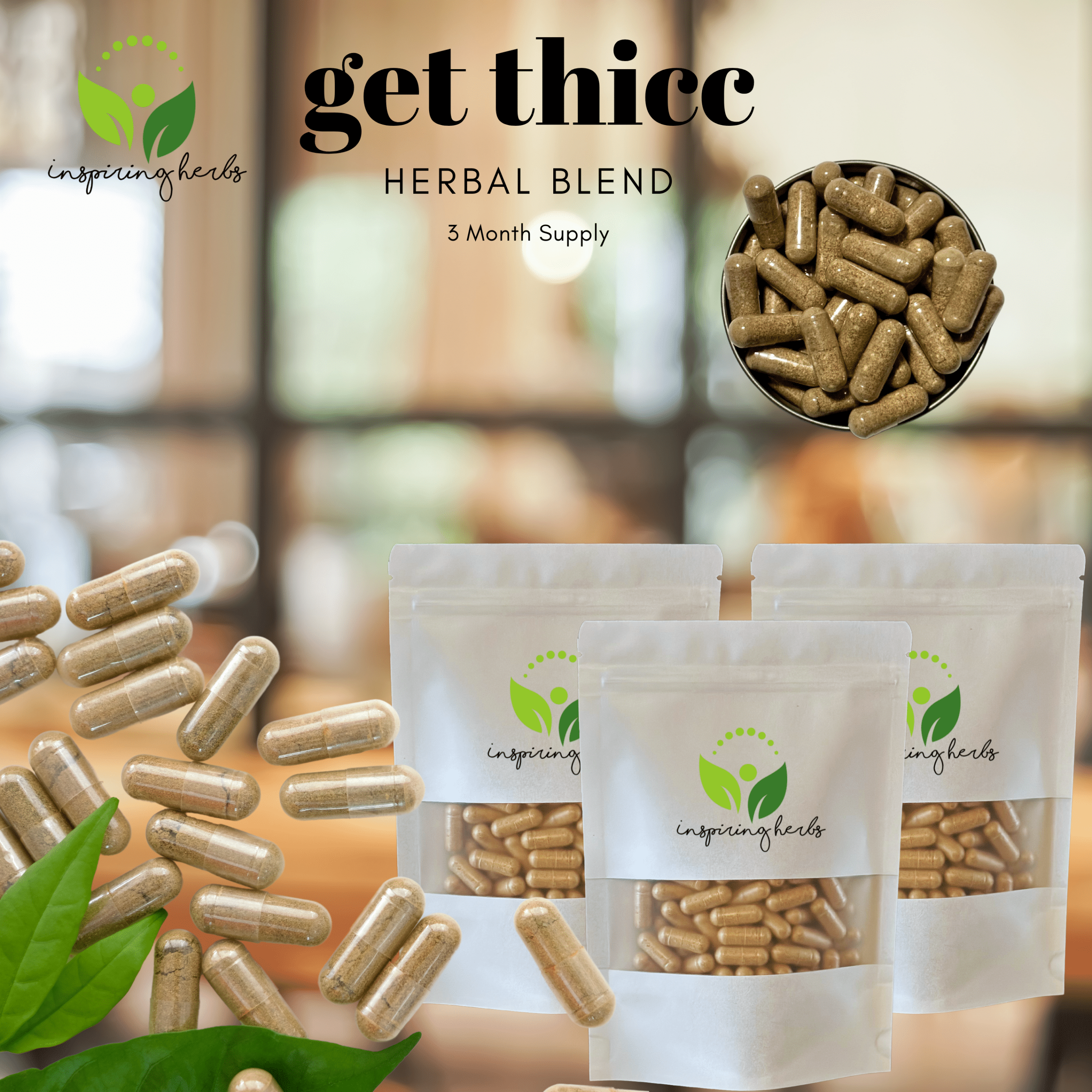 Natural Herbal Blend for Wellness & Confidence (“Get Thicc”) | Inspiring Herbs - Image 5