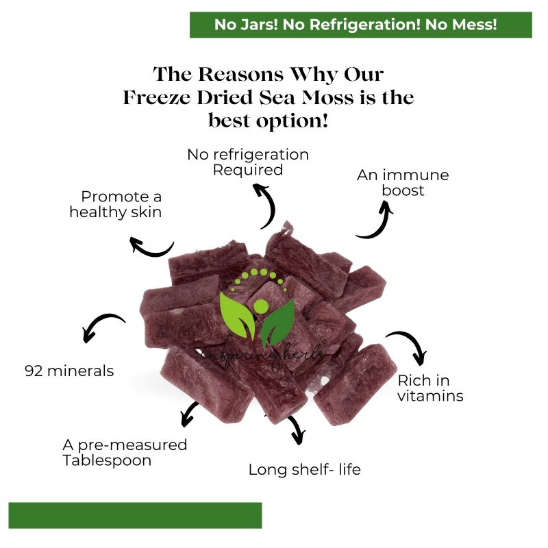 Sea Moss Gel – Purple Freeze-Dried Sea Moss Gel Bars (2-Pack Wellness Subscription, Wildcrafted St. Lucian) - Image 3