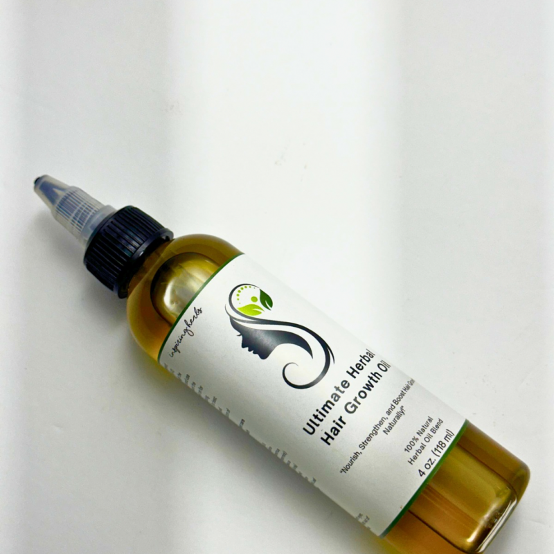 Ultimate Herbal Hair Growth Oil (4 oz) | Inspiring Herbs - Image 2